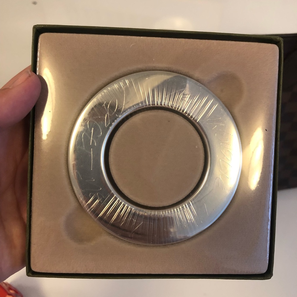 Christofle NEW “Forget Me Not” silver frame.